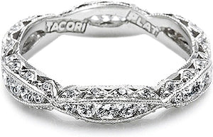 Tacori Criss-Cross Channel-Set & Pave Diamond Eternity Band