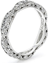 Tacori Criss-Cross Channel-Set & Pave Diamond Eternity Band