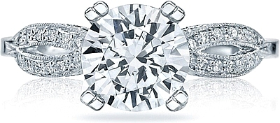 Tacori Diamond Split Shank Engagement Ring