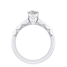 Tacori 14k Gold Pave Halo Diamond Engagement Ring