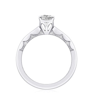 Tacori 14k Gold Pave Halo Diamond Engagement Ring