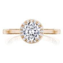 Tacori 14k Gold Halo Diamond Engagement Ring