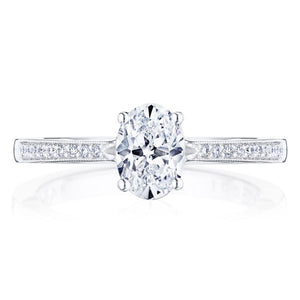 Tacori 14k Gold Pave Diamond Engagement Ring