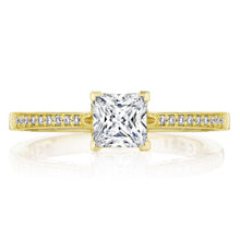 Tacori 14k Gold Pave Diamond Engagement Ring