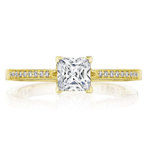 Tacori 14k Gold Pave Diamond Engagement Ring