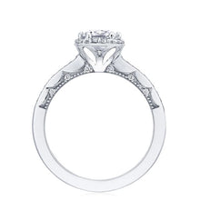 Tacori 14k Gold Pave Halo Diamond Engagement Ring