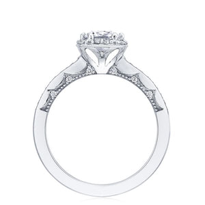Tacori 14k Gold Pave Halo Diamond Engagement Ring