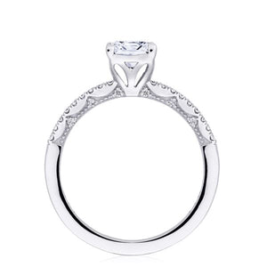 Tacori 14k Gold Pave Diamond Engagement Ring