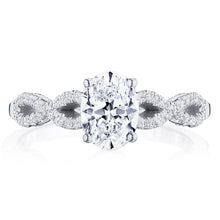 Tacori Coastal Crescent Twist Diamond Engagement Ring