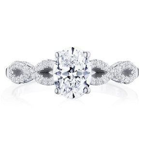 Tacori Coastal Crescent Twist Diamond Engagement Ring
