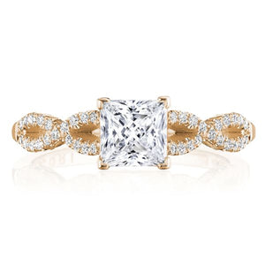 Tacori Coastal Crescent Twist Diamond Engagement Ring