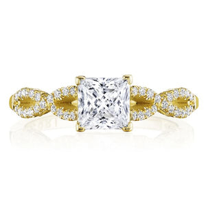 Tacori Coastal Crescent Twist Diamond Engagement Ring
