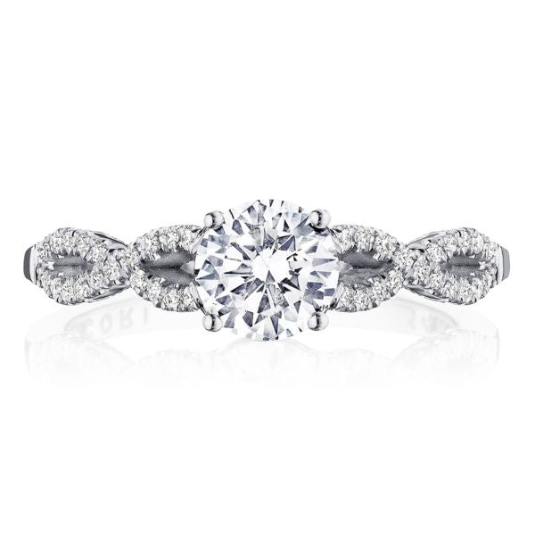 Tacori 14k Gold Twist Diamond Engagement Ring