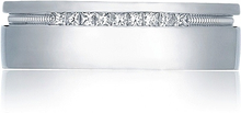 Tacori Engraved and Pave Diamond Wedding Band -6.5mm