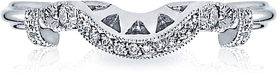 Tacori Fitted Pave Diamond Wedding Band