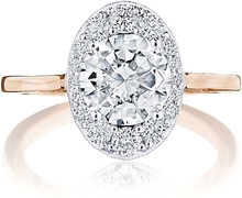 Tacori Inflori Diamond Engagement Ring