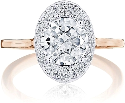 Tacori Inflori Diamond Engagement Ring