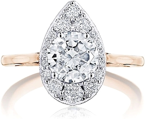 Tacori Inflori Diamond Engagement Ring