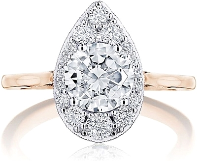 Tacori Inflori Diamond Engagement Ring