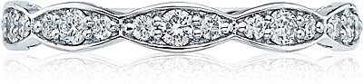 Tacori Marquise Shaped Diamond Wedding Band-46-2