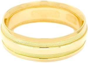 Tacori Men's Wedding Band With Crescent Design 7.0mm