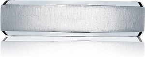 Tacori Mens Wedding Band With Satin Finish -6.0mm