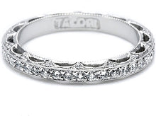 Tacori Pave Diamond Band - Reverse Crescent Silhouette Collection