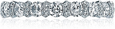 Tacori Round Brilliant Cut Diamond Wedding Band