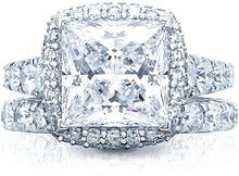 Tacori RoyalT Princess Cut Diamond Engagement Ring w/ Bloom