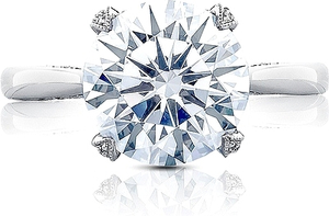 Tacori RoyalT Solitaire Setting with Diamond Accents