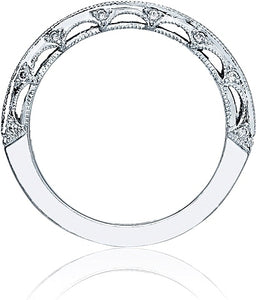 Tacori Square Emerald Cut Diamond Wedding Ring