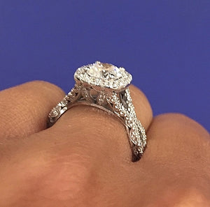 Tacori Twist Diamond Engagement Ring