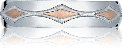 Tacori Two-Tone Men's Wedding Band 5.0mm-985WR