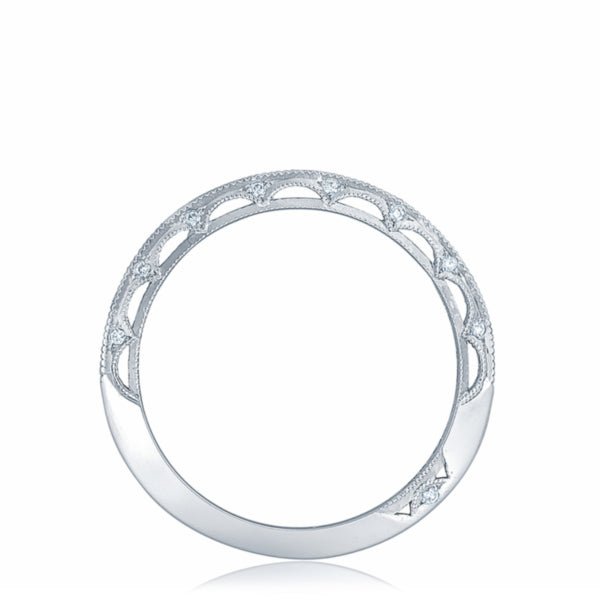 2617B12 Tacori Reverse Crescent Channel Set Diamond Band