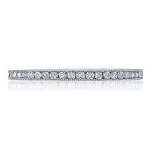 Tacori Crescent and Milgrain Diamond Engagement Ring