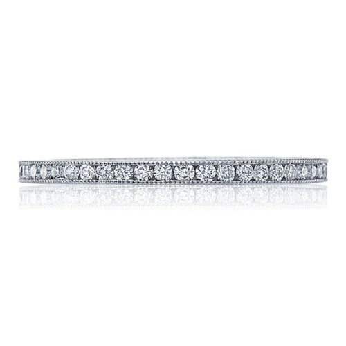 Tacori Crescent and Milgrain Diamond Engagement Ring-4415