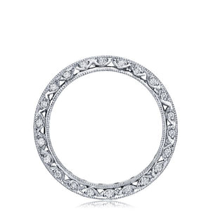 Straight diamond eternity Band from the Crescent Silhouette Collect...