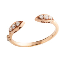 tacori 18k rose gold marquise diamond ring