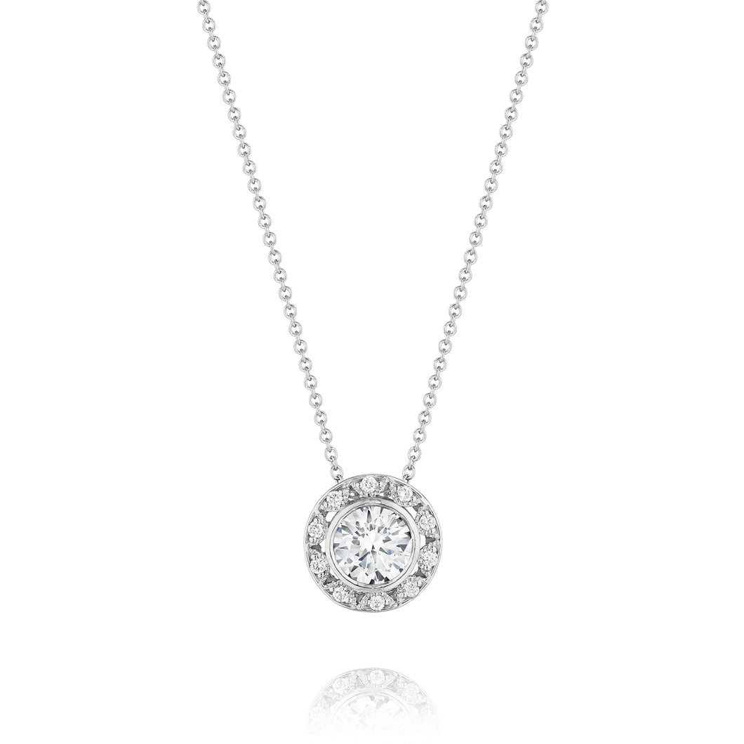 This round solitaire is timeless; no single piece is classier, or w...