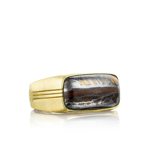 Timeless and classic, make a statement in this Tiger Iron gemstone ...