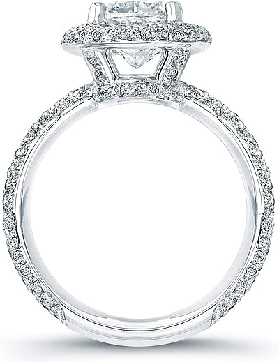 Thin pave 2025 engagement ring