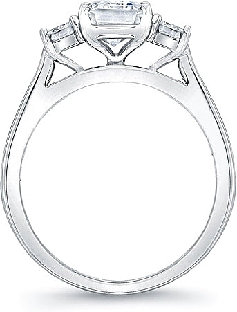 SCS1259B This gorgeous three stone engagement ring setting featu
