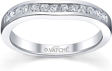 Vatche  Fitted Channel Set Wedding Band