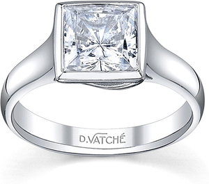 Vatche Bezel Solitaire Diamond Engagement Ring