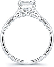 Vatche Channel-Set Princess Cut X Prong Diamond Engagement Ring
