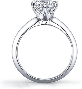 Vatche Six Prong Diamond Engagement Ring