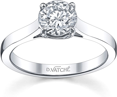 Vatche Solitaire Diamond Engagement Ring