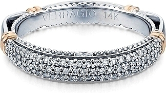 Verragio D-114W Wedding Ring