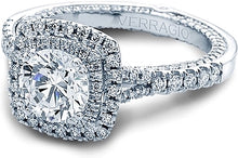 Verragio Double Halo Split Shank Engagement Ring
