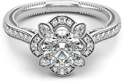 Verragio Halo Diamond Engagement Ring